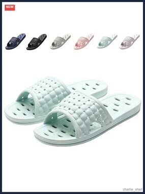 COZYAREA EVA Shower Shoes Quick-Dry Non-Slip Slide Slippers